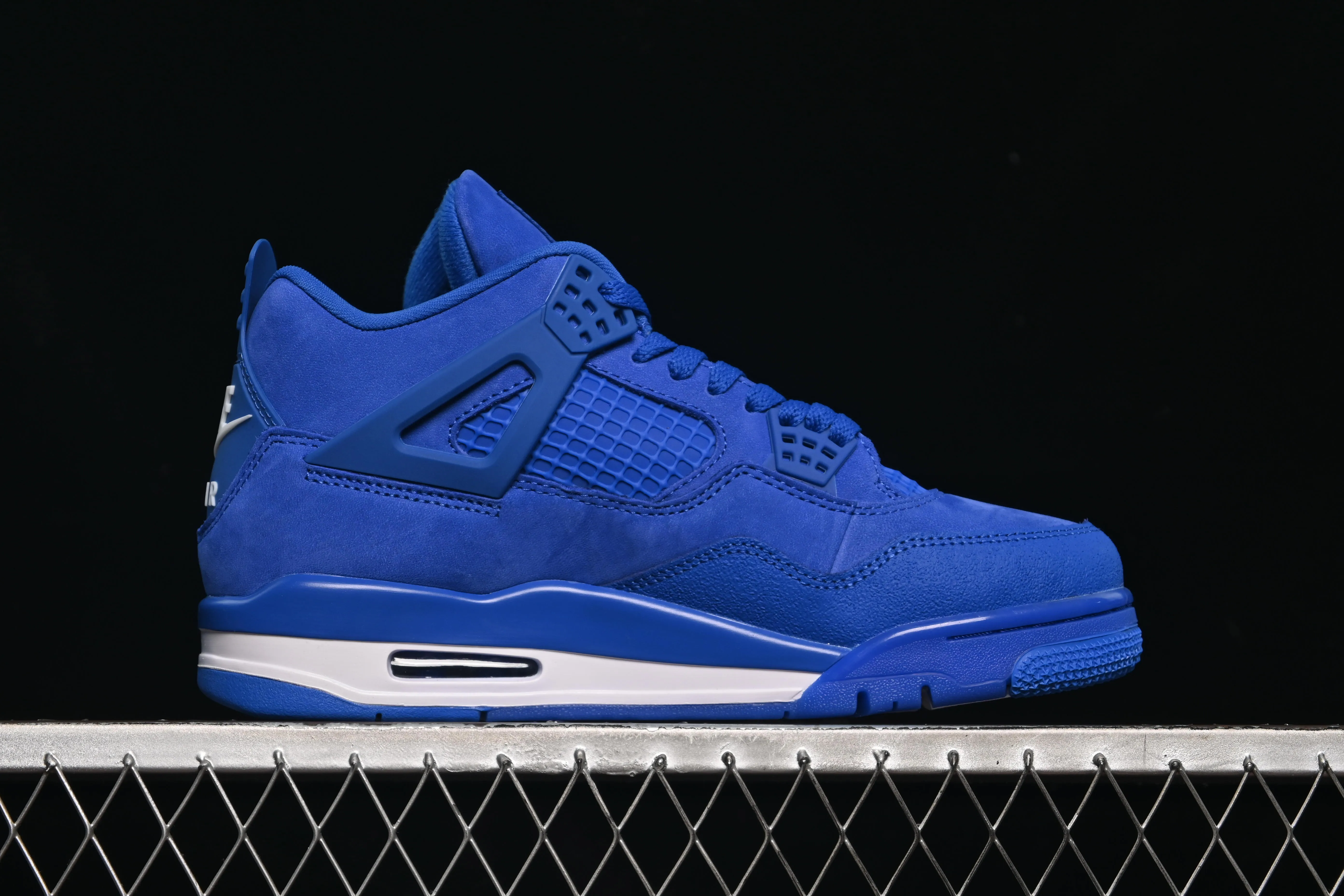 All categories Air Jordan Jordan series basketball shoes Air Jordan 4 Nigel Sylvester x Air Jordan 4 Retro "Blue" AJ4 Joe 4 joint blue brick HF4340-400